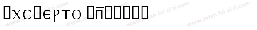 Exsverto Sp字体转换